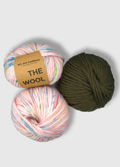 3-pakning med The Wool Garn Balls