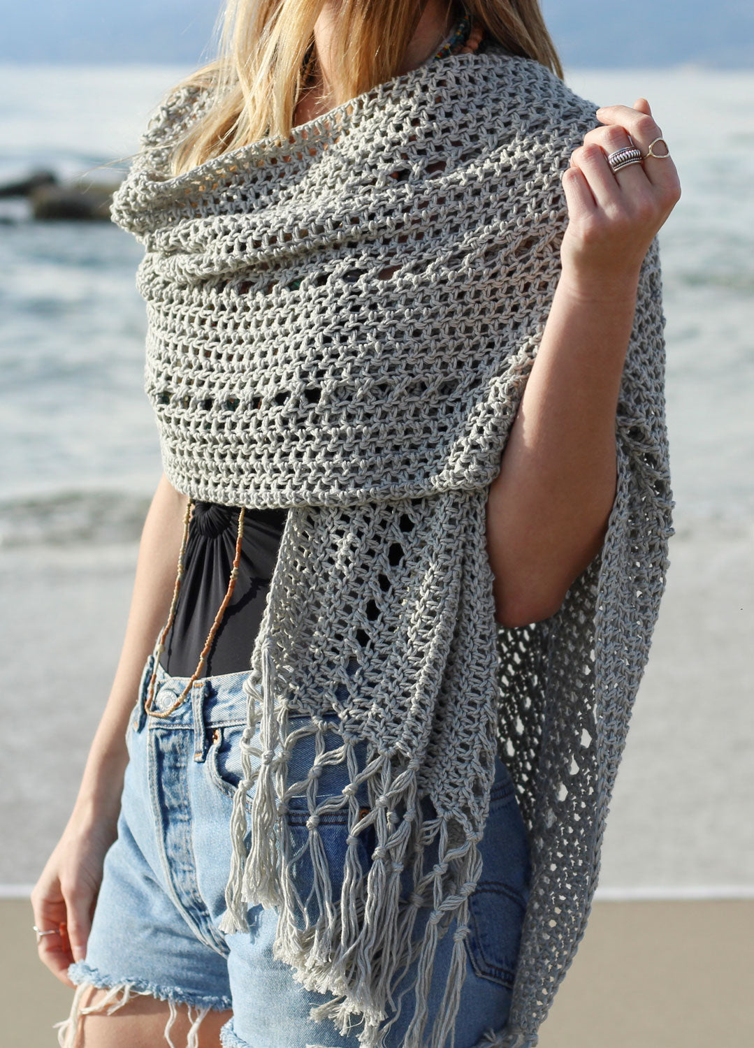 Sunset Beach Wrap Pattern